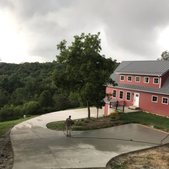 Cutter Construction - Large Downhill Driveway - General Contractors Near Me - Cedar Rapids, Iowa