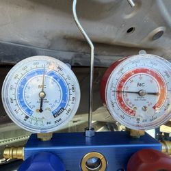 True Care Auto Repair - Low and High side pressure reading during AC diagnostic