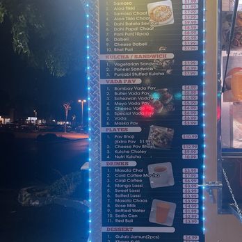 Chaat on Wheels - Menu - Indian Near Me - Sunnyvale, California Chaat on Wheels - Menu - Indian Near Me - Sunnyvale, California