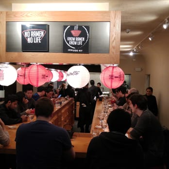 Ippudo - Westside - This room - U shaped bar. The other room has tables. - Ramen Near Me - New York, New York Ippudo - Westside - This room - U shaped bar. The other room has tables. - Ramen Near Me - New York, New York