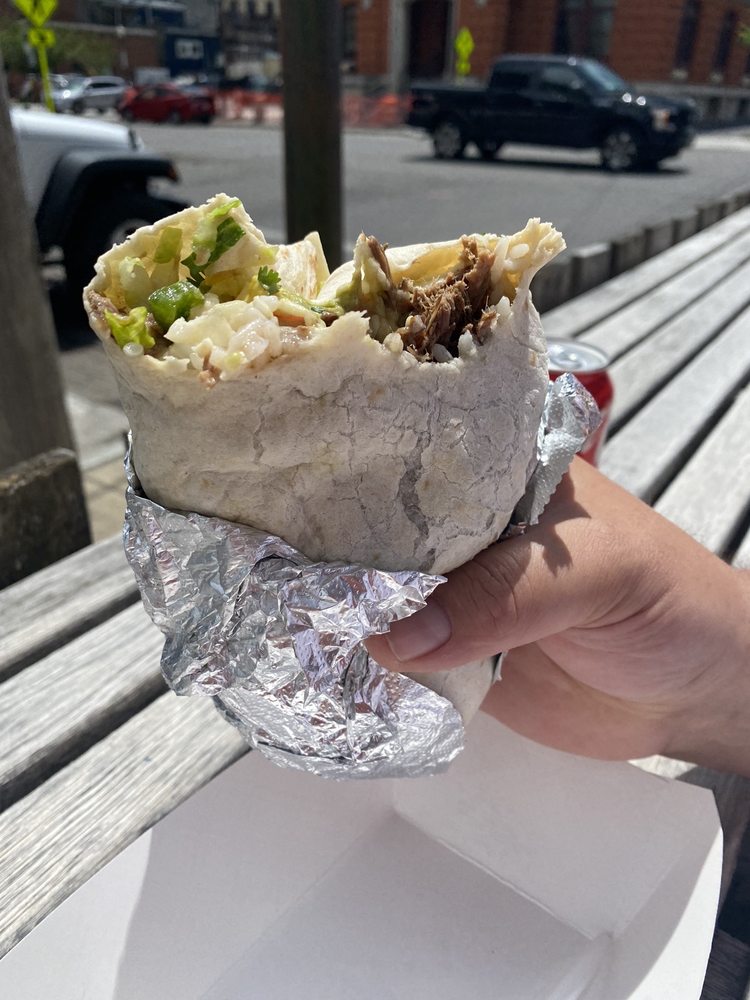 Food from Char Burrito Bar