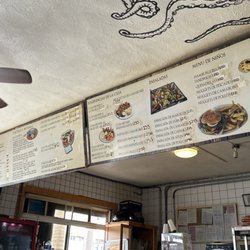 Mariscos Popotla Jr. - Menu board (they also have menu books provided when you sit down)