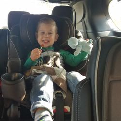 M & D's Barbershop - Happy boy with his new haircut!