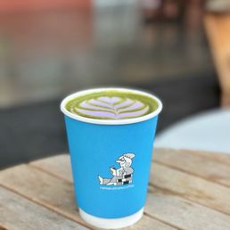 Ube Matcha Latte