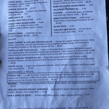 Trina O'Malley's - Name change to Trina O'Malley's? Food menu - Irish Pub Near Me - Allen Park, Michigan Trina O'Malley's - Name change to Trina O'Malley's? Food menu - Irish Pub Near Me - Allen Park, Michigan