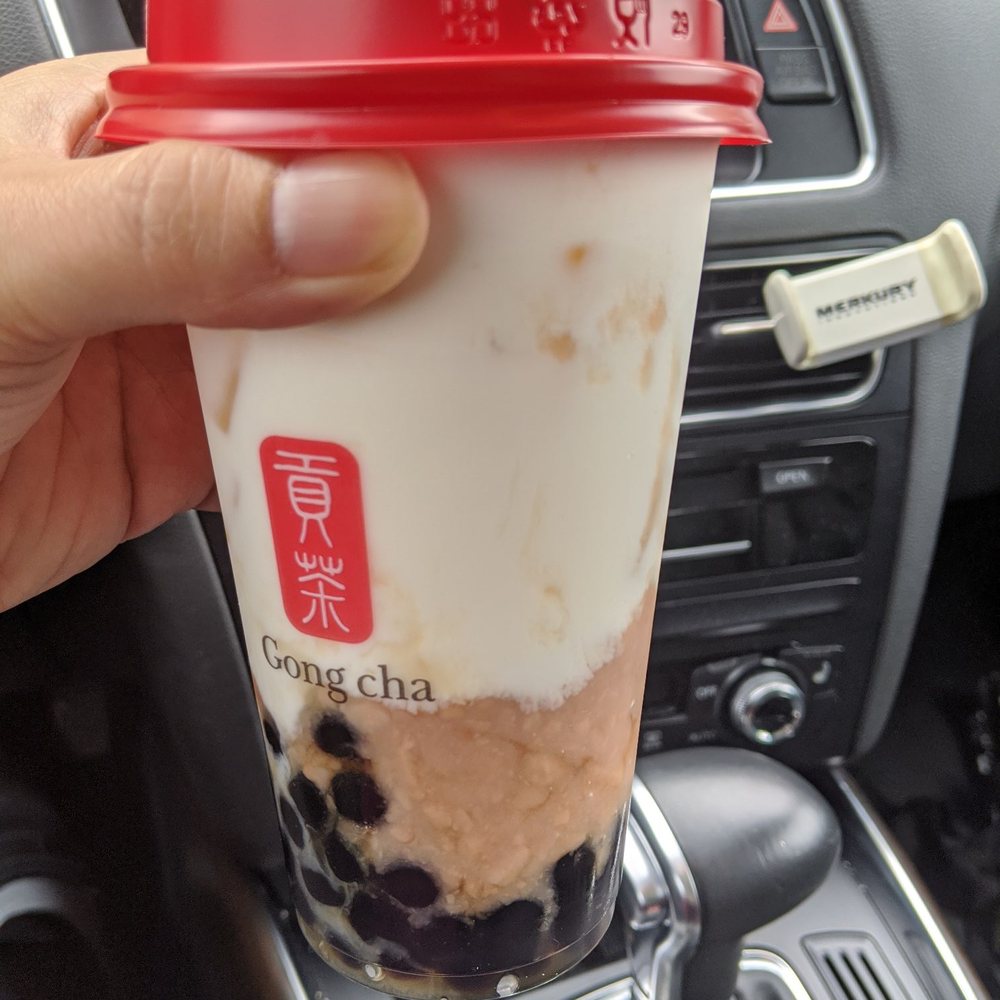 Taro milk latte Taro milk latte