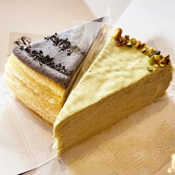 Lady M Cake Boutique - Black Sesame & Pistachio