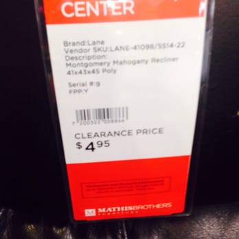 Mathis Home - It was for sale in clearance section. If you put this on the curb with a free sign you still couldn't get rid of it - Furniture Stores Near Me - Ontario, California