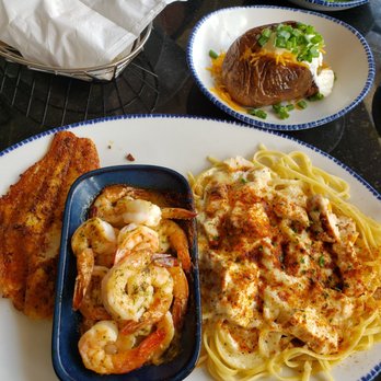 Red Lobster - Blackened catfish, shrimp scampi, cajun chicken pasta and loaded baked potato! - Seafood Near Me - Snellville, Georgia Red Lobster - Blackened catfish, shrimp scampi, cajun chicken pasta and loaded baked potato! - Seafood Near Me - Snellville, Georgia