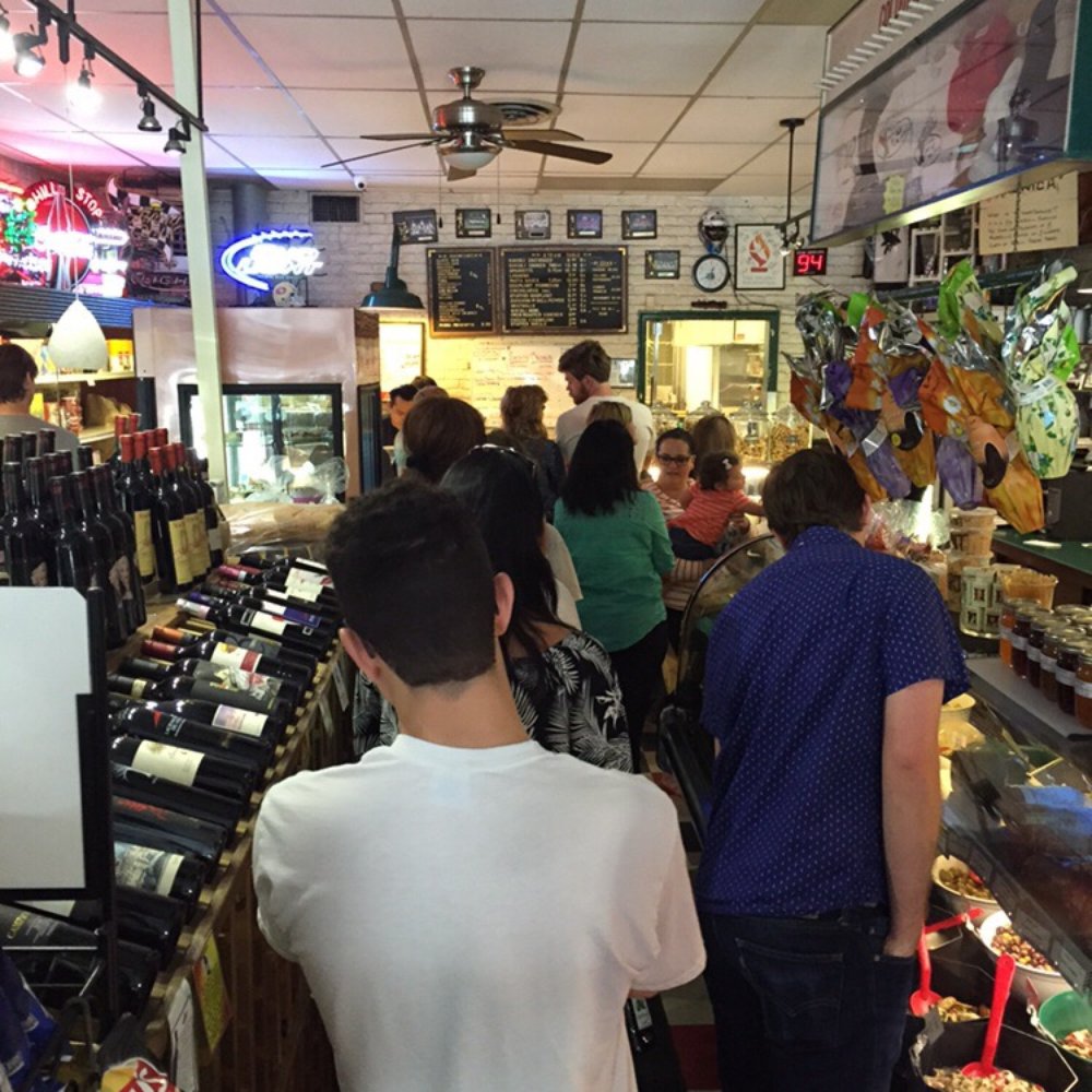 Place was packed on a sat around noon.