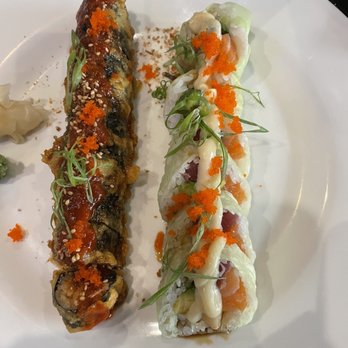 Pacific Asian Bistro - Green River and Godzilla Roll - Sushi Bars Near Me - Saint Augustine, Florida