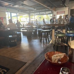 Inside the restaurant