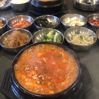 Tofu Plus - Spicy beef tofu soup - Korean Near Me - Cupertino, California