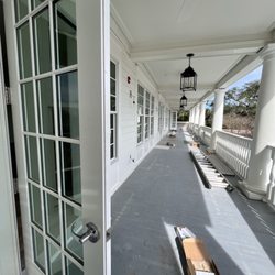 This is the finished door at a commercial building in Daniel Island