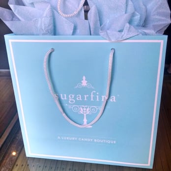 Sugarfina - super upscale looking bag! When I gave it to a friend, I had to explain they were just chocolates and not some super fancy/expensive gift - Candy Stores Near Me - San Jose, California Sugarfina - super upscale looking bag! When I gave it to a friend, I had to explain they were just chocolates and not some super fancy/expensive gift - Candy Stores Near Me - San Jose, California