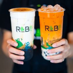R&B Tea - Brown sugar boba milk and thai milk tea