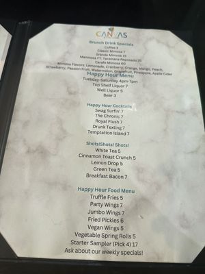 Menu photo 6 Canvas Social Cuisine Norfolk, VA Menu photo 6 Canvas Social Cuisine Norfolk, VA