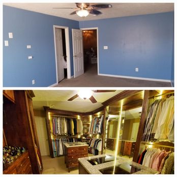 Eden Contractors - the before and after of a closet makeover - General Contractors Near Me Eden Contractors - the before and after of a closet makeover - General Contractors Near Me
