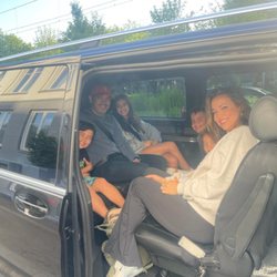 Taxi In Amsterdam - A comfortable ride for six in a newer model Mercedes.