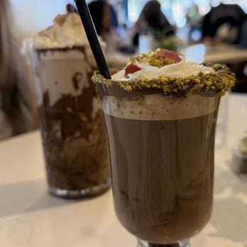 The Bloom Lounge - Dubai Chocolate Latte and Nutella ice coffee - Breakfast & Brunch Near Me - Plano, Texas