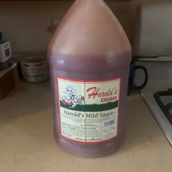 Harolds Chicken - a gallon of chicken sauce - Desserts Near Me - Streator, Illinois