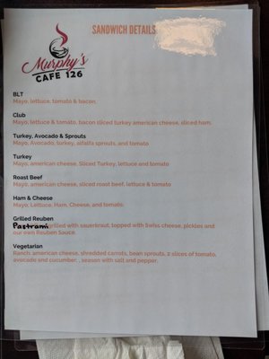 Menu photo 8 Murphy's Cafe 126 Riverton, UT