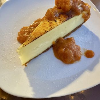 Attraversiamo - Crème Brûlée top w/Apricot Jam Cheesecake - Cocktail Bars Near Me - Brentwood, California