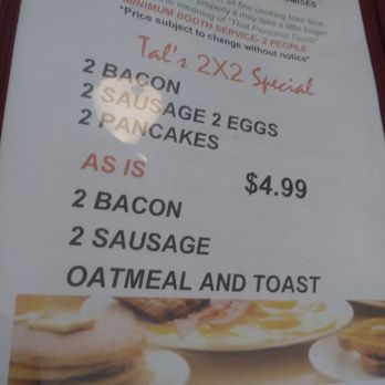 Tal's Cafe - Couldn't believe this was so cheap! - Breakfast & Brunch Near Me - Los Angeles, California Tal's Cafe - Couldn't believe this was so cheap! - Breakfast & Brunch Near Me - Los Angeles, California