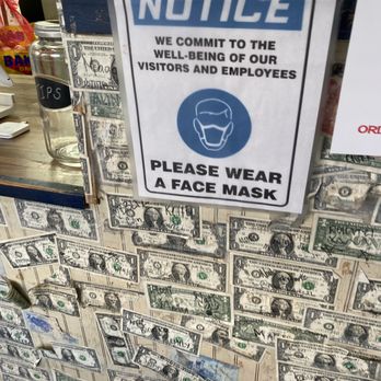 Hungry's Grill - Cute lil sign they use while not wearing masks themselves! - American Near Me - Pittsford, New York Hungry's Grill - Cute lil sign they use while not wearing masks themselves! - American Near Me - Pittsford, New York