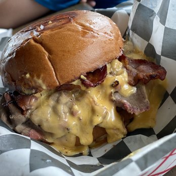 Odd BBQ - Beef Bacon and Cheddar. - New American Near Me - Chantilly, Virginia Odd BBQ - Beef Bacon and Cheddar. - New American Near Me - Chantilly, Virginia