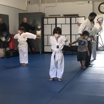 Alonzo Martial Arts - Yellow belts warming up. - Summer Camps Near Me - Los Angeles, California