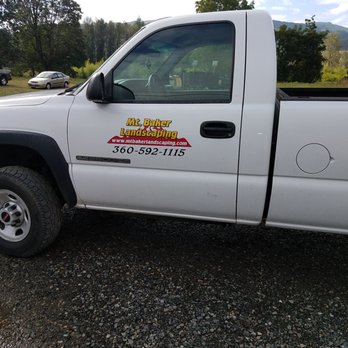 Mt. Baker Landworks - a truck parked in a lot - Snow Removal Near Me - Bellingham, Washington