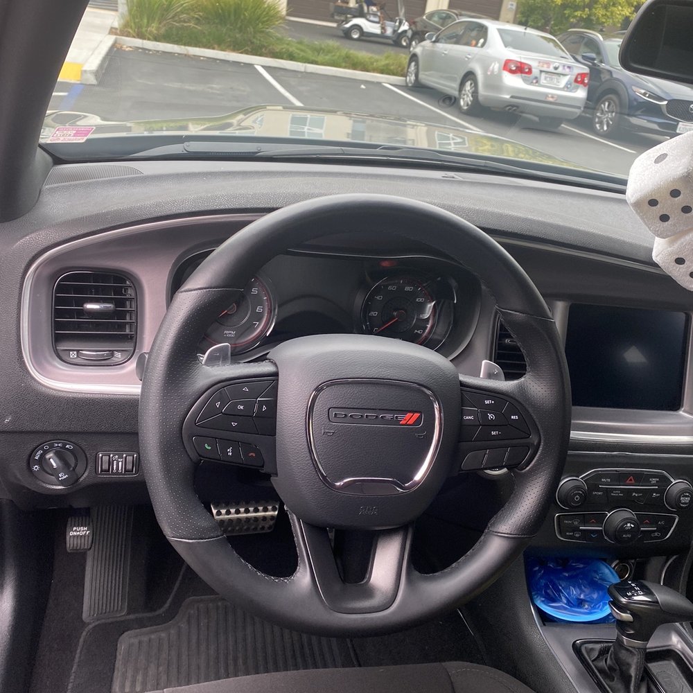 MND Automotive Management - After: Cleaned dashboard and steering wheel Before:Drivers dashboard and steering wheel had spots and stains from said projectile - Body Shops Near Me MND Automotive Management - After: Cleaned dashboard and steering wheel Before:Drivers dashboard and steering wheel had spots and stains from said projectile - Body Shops Near Me