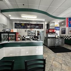 Taste of Philly - Parker - Ordering area and fountain soda area from the dining room