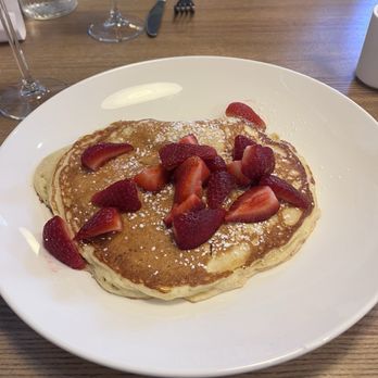 Shore By De Boer - Klompen Cake with fresh strawberries. - Breakfast & Brunch Near Me - Holland, Michigan Shore By De Boer - Klompen Cake with fresh strawberries. - Breakfast & Brunch Near Me - Holland, Michigan