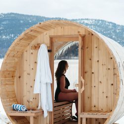 The Spa at Whitefish Lake - Outdoor lakeside saunas