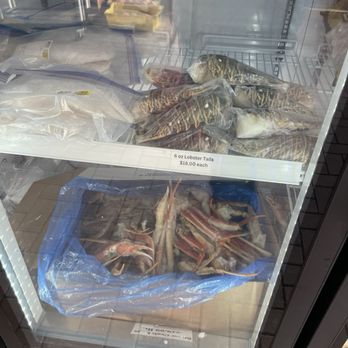 Overlook Produce - Frozen seafood section - Farmers Market Near Me - Mount Crawford, Virginia