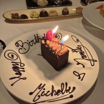 Gary Danko - Birthday dessert - New American Near Me - San Francisco, California