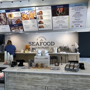St. Augustine Seafood Company - Order at counter and take number - Seafood Near Me - St. Augustine, Florida St. Augustine Seafood Company - Order at counter and take number - Seafood Near Me - St. Augustine, Florida