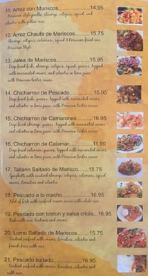 Menu photo 6 Incas Restaurant Key West, FL Menu photo 6 Incas Restaurant Key West, FL