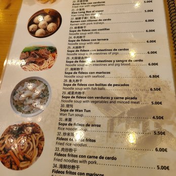 Wenzhou - Menu - Chinese Near Me - Barcelona, B