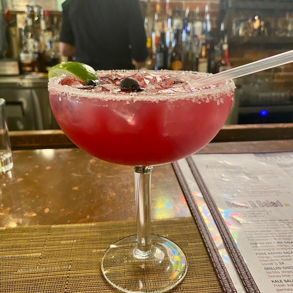 Brick Restaurant - Blueberry basil margarita - New American Near Me - Jacksonville, Florida Brick Restaurant - Blueberry basil margarita - New American Near Me - Jacksonville, Florida