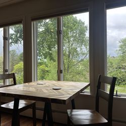Great light and views from the interior