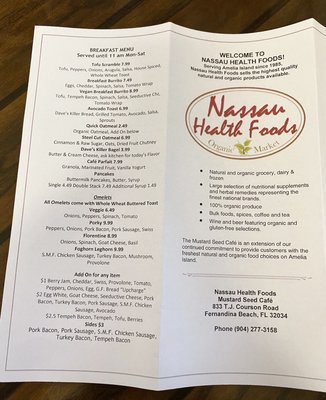 Menu photo 1 Amelia Fresh Cafe Fernandina Beach, FL
