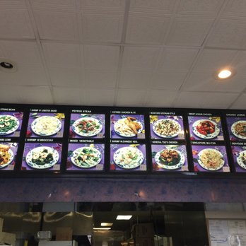 China Cafe - menus on the wall of the restaurant - Chinese Near Me - Bensalem, Pennsylvania