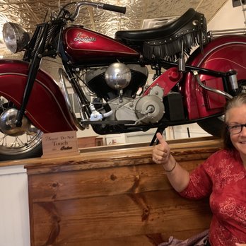 Horsefeathers - Loved the red indian motorcycle! - New American Near Me - North Conway, New Hampshire Horsefeathers - Loved the red indian motorcycle! - New American Near Me - North Conway, New Hampshire