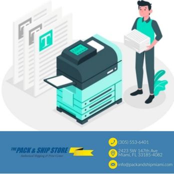 The Pack and Ship Store - Copy and Printing Services - Shipping Centers Near Me - Miami, Florida The Pack and Ship Store - Copy and Printing Services - Shipping Centers Near Me - Miami, Florida