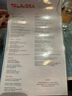 Menu photo 1 Talavera New York, NY