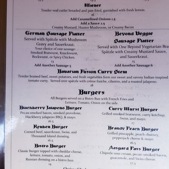 Colchuck's - Menu - German Near Me - Leavenworth, Washington Colchuck's - Menu - German Near Me - Leavenworth, Washington