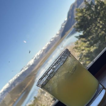 Lakeview Coffee Shop - A view of the lake from our table and the perfect Cadillac Margarita. - Cafes Near Me - Gardnerville, Nevada Lakeview Coffee Shop - A view of the lake from our table and the perfect Cadillac Margarita. - Cafes Near Me - Gardnerville, Nevada